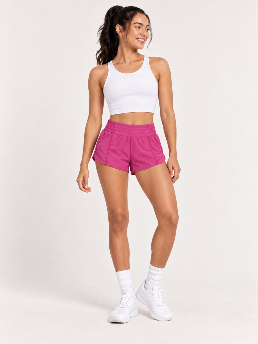 Lululemon Hotty Hot Running Shorts Bright Pink Women’s Size 6